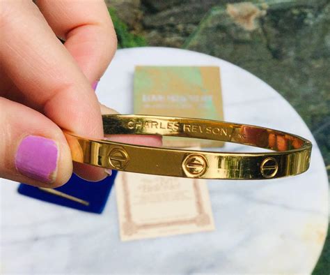 cartier love bracelet etsy|reproduction cartier love bracelet.